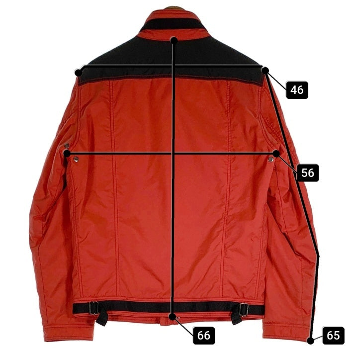 VERSACE SPORT ヴェルサーチ スポーツ ジップアップ ジャケット レッド 37770-116284 Size 48 福生店