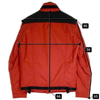 VERSACE SPORT ヴェルサーチ スポーツ ジップアップ ジャケット レッド 37770-116284 Size 48 福生店