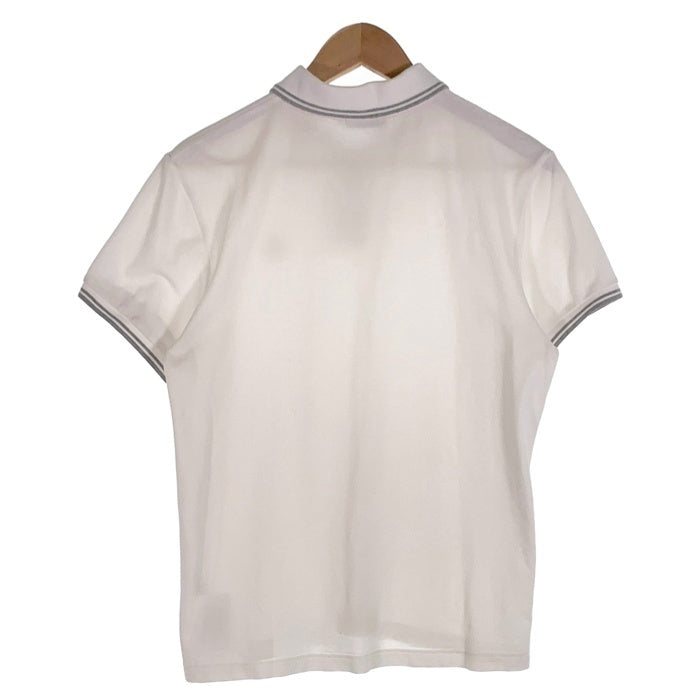 MONCLER モンクレール ポロシャツ 鹿の子 半袖 ホワイト Size S 福生店