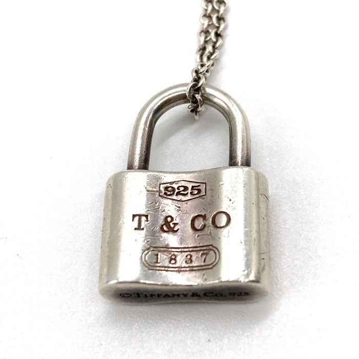 TIFFANY&Co. ティファニー 1837 カデナロック 南京錠 シルバーチェーンネックレス SV925 レディース Size 40cm 瑞穂店