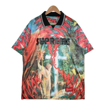 SUPREME シュプリーム 21AW Tadanori Yokoo Soccer Jersey 横尾忠則 サッカージャージ ポロシャツ レッド Size L 福生店