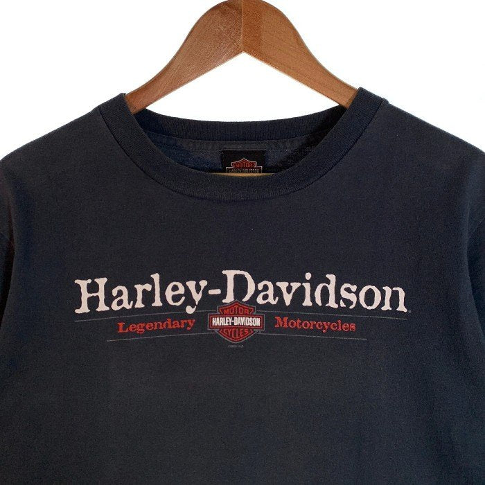 00's HARLEY DAVIDSON ハーレーダビッドソン プリントTシャツ ブラック Size M 福生店