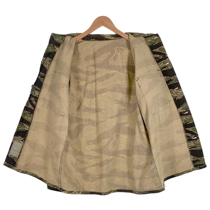 80-90’s TIGER STRIPE PRODUCTS タイガーストライプ ミリタリーシャツ カモフラージュ USA製 Size L 相当 福生店
