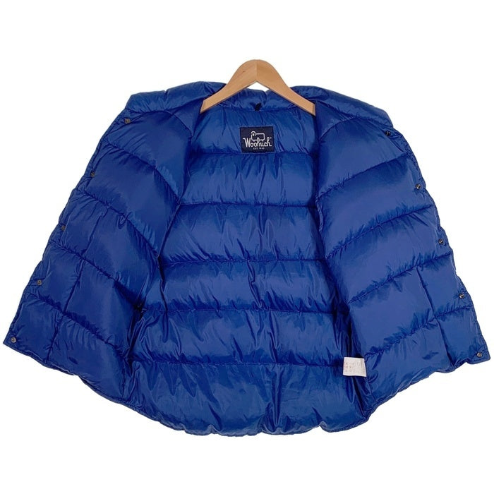 80's WOOLRICH ウールリッチ ダウンベスト ブルー Size L 福生店
