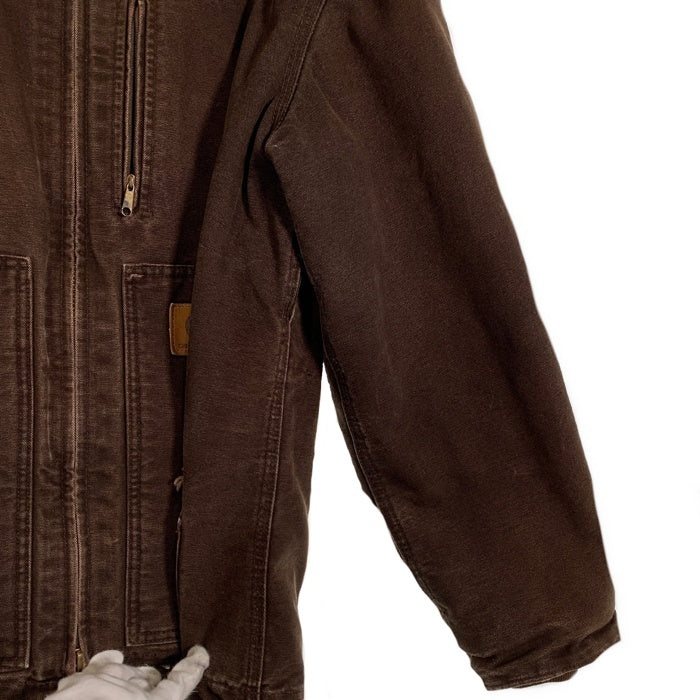 Carhartt カーハート Ridge Coat リッジコート ダックキャンバス ジップアップジャケット ダークブラウン メキシコ製 C61 DKB Size S-R 福生店