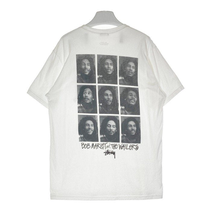 STUSSY ステューシー BOB FRAMES TEE Bob Marley ボブ マーリー&ザ ウェイラーズ フォト グラフィック アート  Tシャツ ホワイト sizeL 瑞穂店