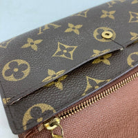 LOUIS VUITTON ルイヴィトン M61725 モノグラム ポシェット ポルトモネ クレディ 二つ折り 長財布 ブラウン 瑞穂店