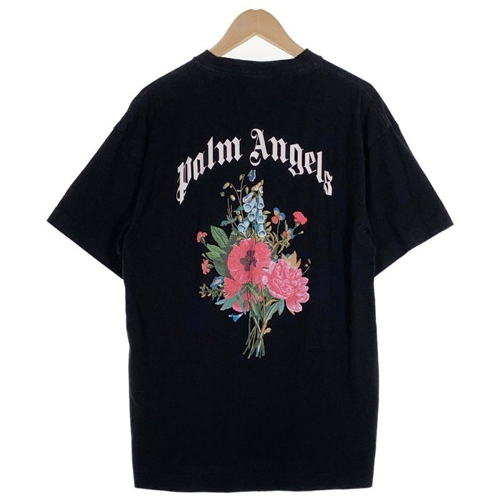 Palm Angels パームエンジェルス Flowers Tee フラワープリント Tシャツ ブラック PMAA001E19413027 Size L 福生店