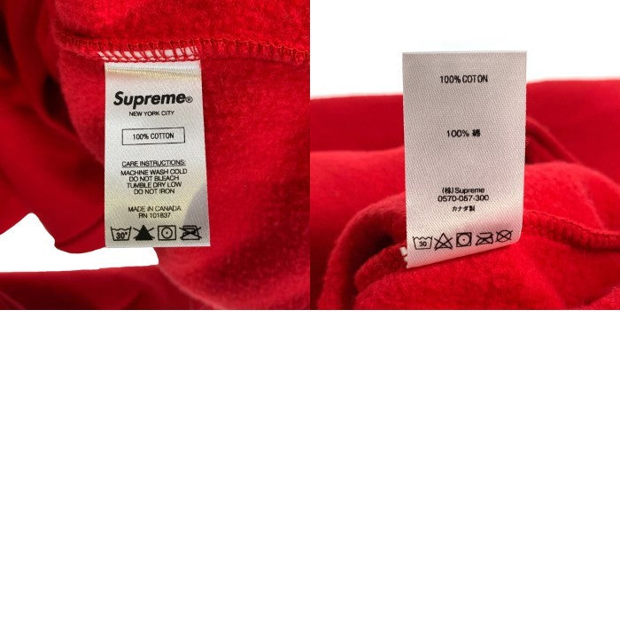 SUPREME シュプリーム 19SS Warm up Creneck ウォームアップ クルーネック スウェット レッド Size M 福生店