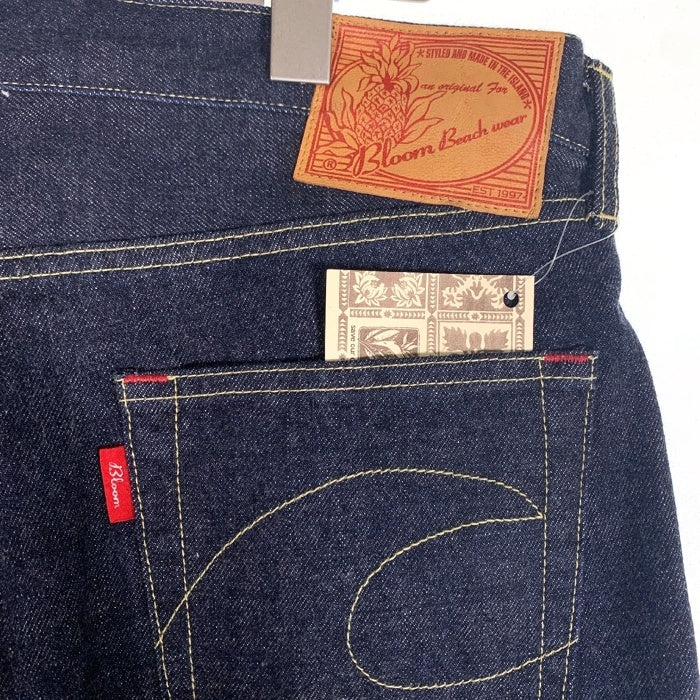 Bloom Beach Wear ブルームビーチウエア 5ポケットデニムパンツ レプリカ 赤耳 インディゴ Size 38 福生店