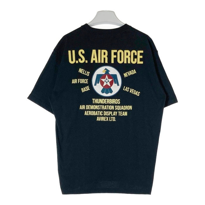 AVIREX アヴィレックス 783-3134052 THUNDERBIRDS PATCH TE サンダーバーズ Tシャツ 黒 sizeXL 瑞穂店