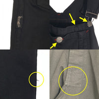 80's STUSSY ステューシー Overall オーバーオール ブラック USA製 Size M 福生店