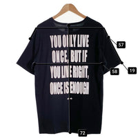 glamb グラム プリントTシャツ ブラック GB17SP/CS08 Size 3 福生店