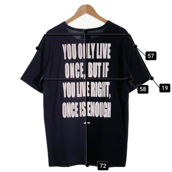 glamb グラム プリントTシャツ ブラック GB17SP/CS08 Size 3 福生店