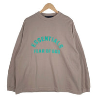 FOG ESSENTIALS エッセンシャルズ ラバーロゴプリント ロングスリーブTシャツ ピスタチオ 厚手 Size XXS 福生店