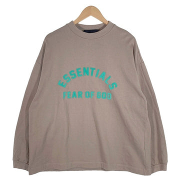 FOG ESSENTIALS エッセンシャルズ ラバーロゴプリント ロングスリーブTシャツ ピスタチオ 厚手 Size XXS 福生店