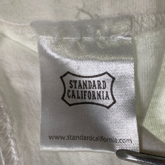 STANDARD CALIFORNIA スタンダードカリフォルニア ロゴプリントTシャツ 半袖 ホワイト Size XL 福生店