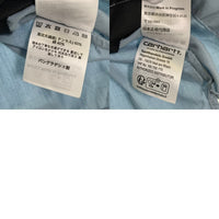 Carhartt WIP カーハートワークインプログレス S/S DURANGO SHIRT オープンカラー 半袖 シャツ ライトブルー ブラック I033041 Size L 福生店