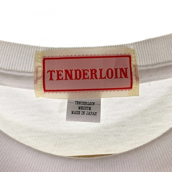 TENDERLOIN テンダーロイン sKetChboOok3 スケッチブック WEST ウエスト T-SHIRT プリントTシャツ ホワイト Size M 福生店