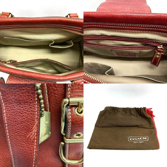 COACH コーチ 11086 レザー ショルダーバッグ ブラウン 瑞穂店
