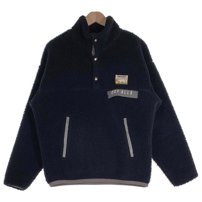 Human Made ヒューマンメイド 22AW Boa Fleece Pullover ボアフリース プルオーバー ジャケット ブラック Size S 福生店