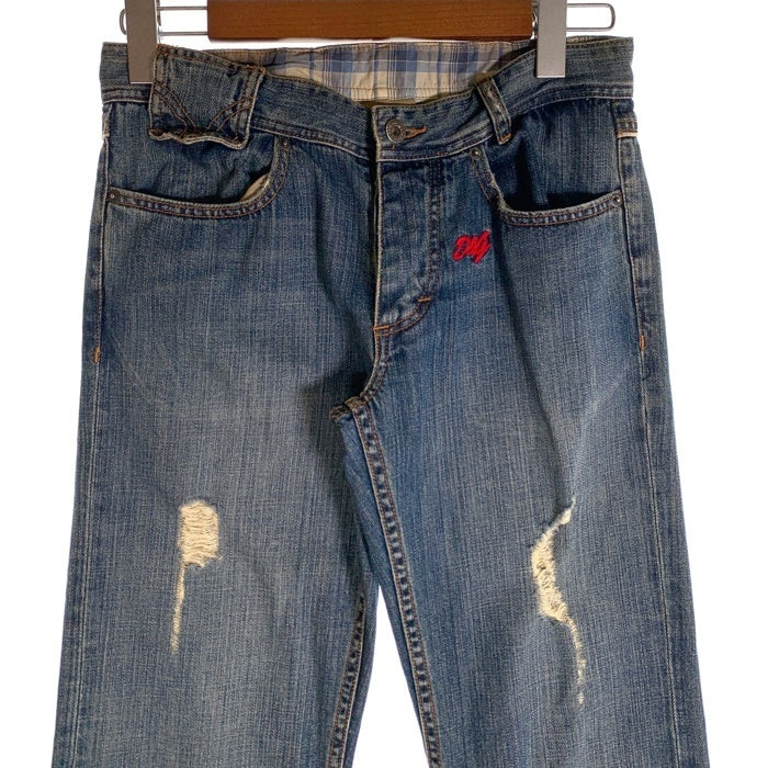 00's dolce&gabbana D&G ドルチェアンドガッバーナ ダメージ加工 デニムパンツ ライトブルー Size 30 福生店