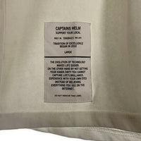 CAPTAINS HELM キャプテンズヘルム RUNNING FOAM L/S TEE ロンT ロングスリーブ ランニングフォーム 長袖 Tシャツ ホワイト CH25-SS-T06 Size L 福生店