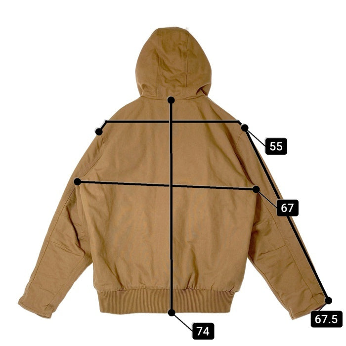 Carhartt カーハート 104050 BRN アクティブジャケット 裏キルティング メキシコ製 ブラウン sizeL 瑞穂店