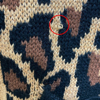 Beams ビームス レオパード柄 カーディガン ブラウン Size L 瑞穂店