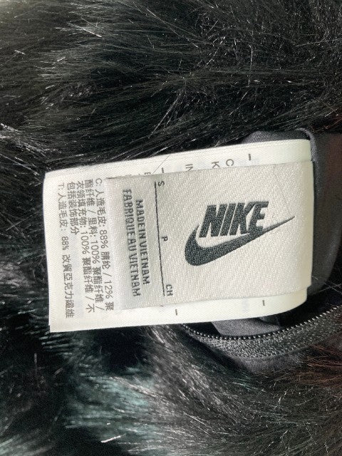 AMBUSH×NIKE アンブッシュ×ナイキ AQ9225-010 18AW Reversible Faux Fur Coat Jacket リバーシブルフェイクファー ジップアップブルゾン ブラック sizeS 瑞穂店