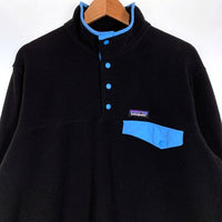 Patagonia パタゴニア  AW22 Lightweight Synchilla Snap-T Pullover ライトウェイト シンチラ スナップT プルオーバー ブラック ブルー STY25551FA22 Size L 福生店