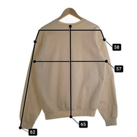 Girls Don't Cry ガールズドントクライ 刺繍 クルーネック スウェット ナチュラル Size M 福生店