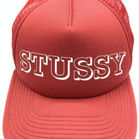 STUSSY ステューシー CAPZ ロゴプリント スナップバック メッシュキャップ レッド 福生店