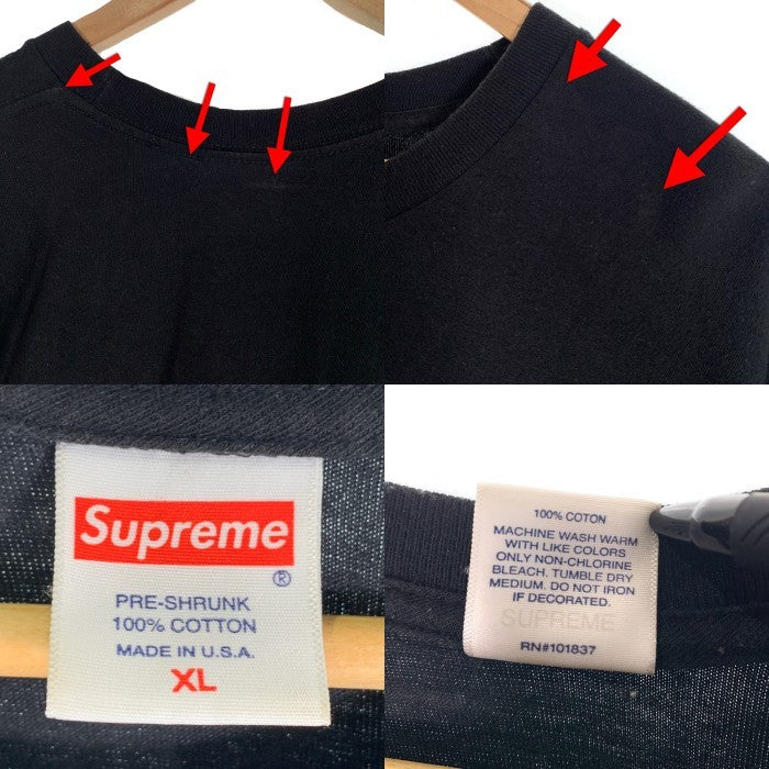 SUPREME シュプリーム 21AW Shadow Tee シャドー プリントTシャツ ブラック Size XL 福生店