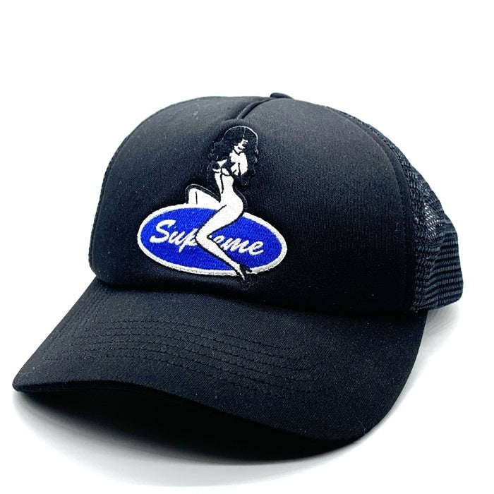 SUPREME シュプリーム 23AW Pin Up Mesh Back 5-Panel ピン アップ メッシュ バック 5パネル キャップ ブラック USA製 福生店