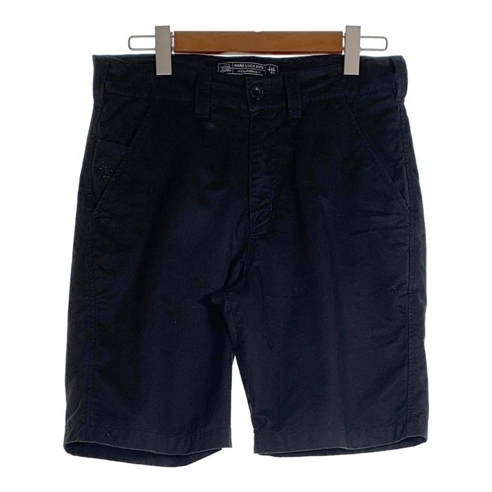 HARD LUCK ハードラック ICON CHINO SHORTS WORK SHORT PANTS アイコン チノショーツ ワーク ショートパンツ ブラック Size 32 福生店