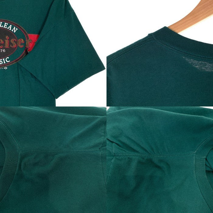 90's Budweiser バドワイザー プリントTシャツ グリーン USA製 Holoubek Size XL 福生店