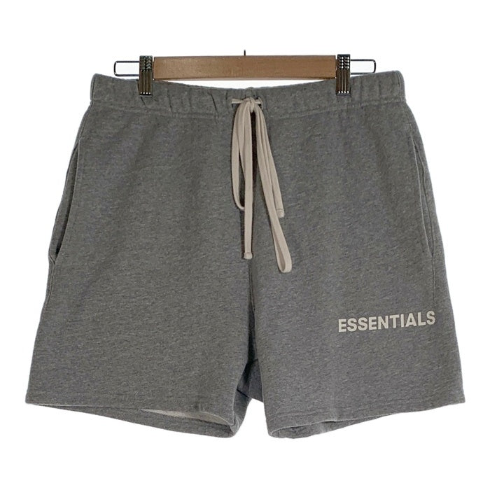 FOG ESSENTIALS エフオージー エッセンシャルズ スウェットショートパンツ ロゴプリント グレー Size S 福生店