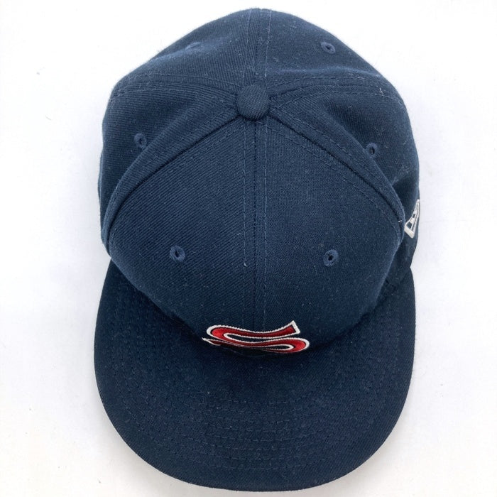 STUSSY ステューシー NEW ERA ニューエラ Emblem Cap ネイビー size7 5/8 瑞穂店