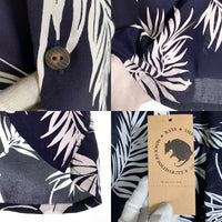RATS ラッツ 25SS ALOHA S/S SHIRT アロハシャツ 半袖 ネイビー コットン レーヨン 25’RS-0507 Size M 福生店