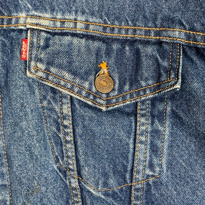 90's Levi's リーバイス 70506-0216 デニムトラッカージャケット インディゴ フランネルチェックライナー 98年 USA製 Size 52 福生店
