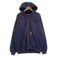 CARHARTT カーハート 裏地サーマル ジップアップ フーディー パーカー ネイビー J149 NVY Size X-Large Regular 福生店