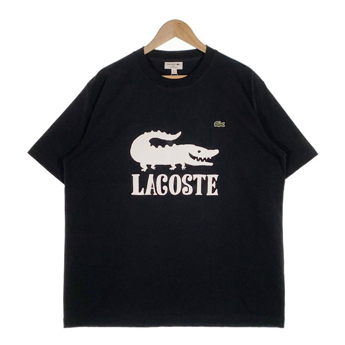 LACOSTE ラコステ 24SS ONE PIECE ワンピース ワニロゴ Tシャツ ブラック Size 6 (XL) 福生店