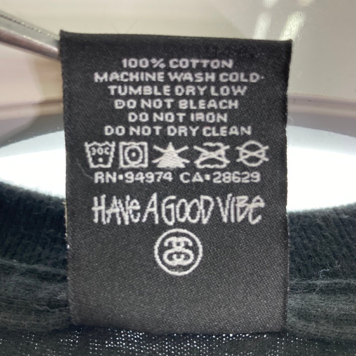 A BATHING APE アベイシングエイプ STUSSY ステューシー 30周年記念 マルチアイコン Tシャツ ブラック sizeL 瑞穂店
