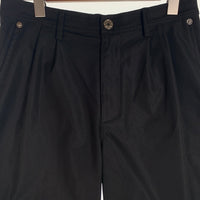 SHIRLEY シャーリー 1タック ワイドチノショートパンツ ブラック Size S 福生店