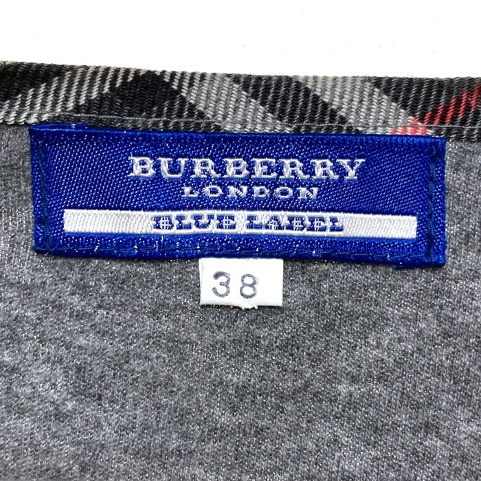 BURBERRY LONDON バーバリーロンドン 薄手カーディガン グレー Size38 瑞穂店
