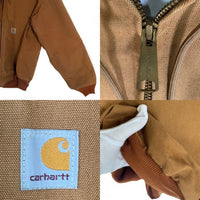 CARHARTT カーハート DUCK ACTIVE JACKET ダック アクティブジャケット ブラウン  USA製 Size XL相当 福生店
