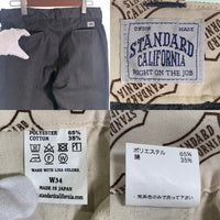 STANDARD CARIFORNIA スタンダードカリフォルニア ワークパンツ チャコール Size W34 福生店