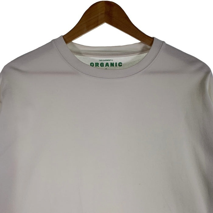 HERON PRESTON ヘロンプレストン プリント 刺繡 ロングスリーブTシャツ ホワイト HMAB002S19600050 Size M 福生店
