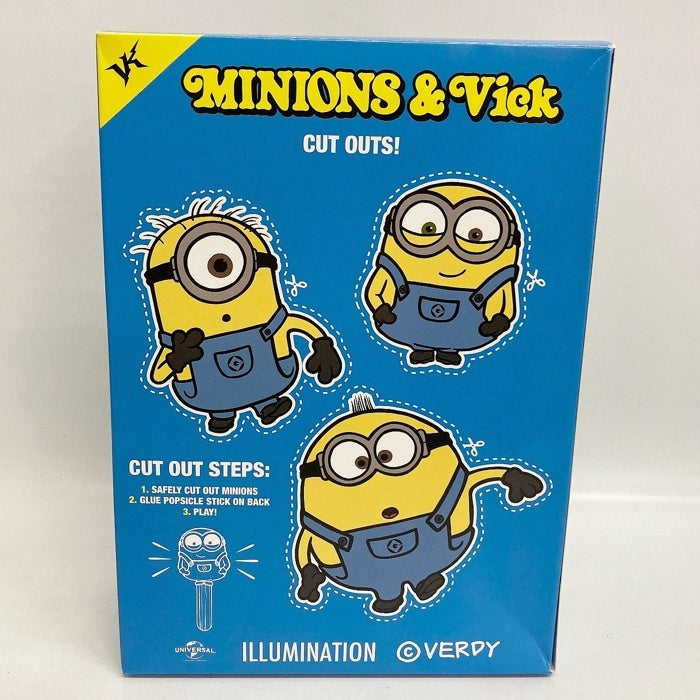 VERDY ヴェルディ MINIONS & Vick ミニオンズ&ヴィック Tシャツ ホワイト sizeXL 箱ステッカーピンバッジ付属 瑞穂店